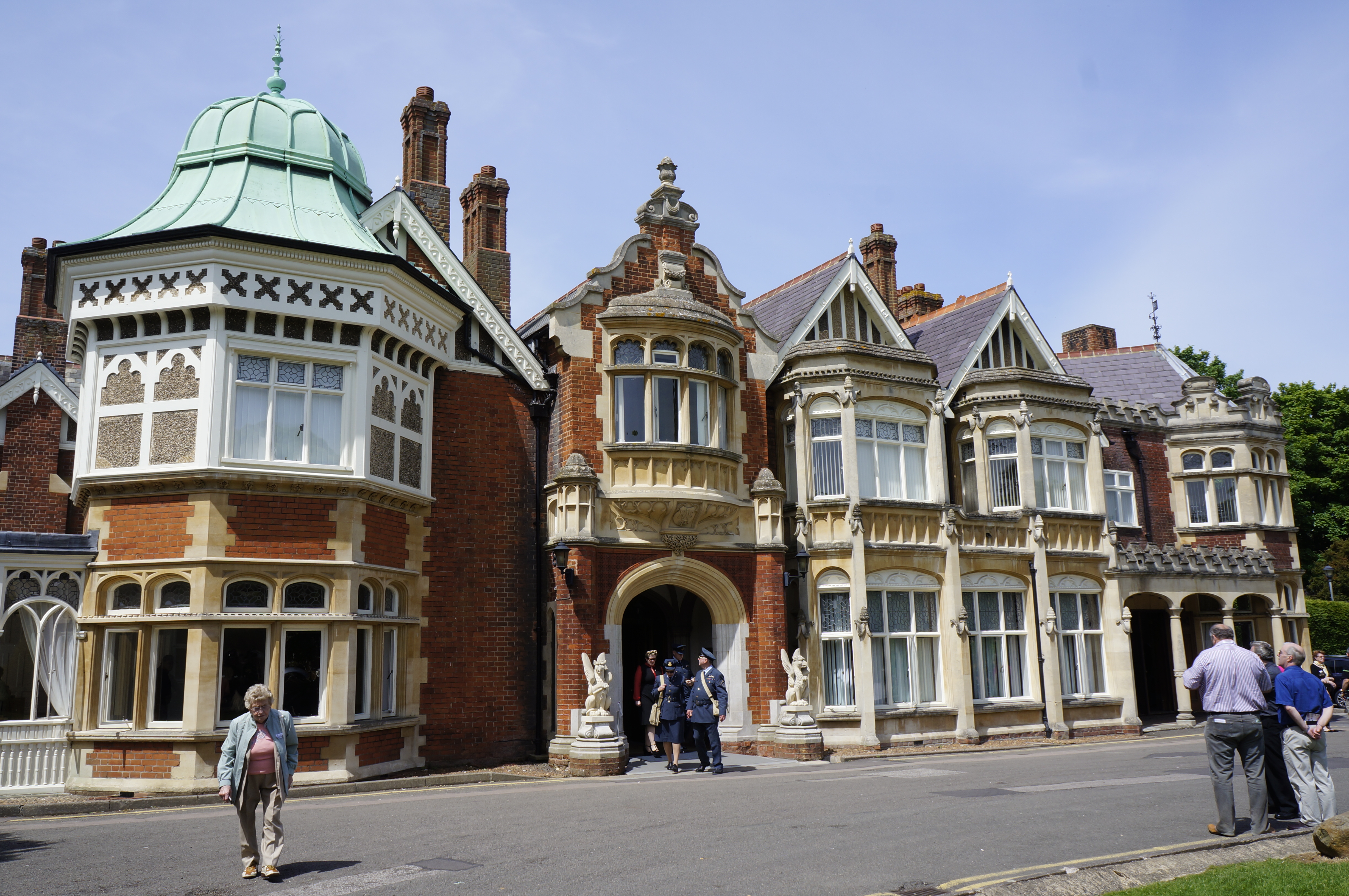 image from Bletchley Park, Little People, Job Change and broken bones.